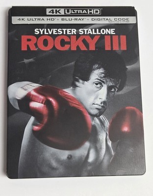 Rocky 3 III 4K UHD 1982  RARE LIMITED EDITION BEST BUY STEELBOOK!