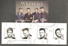 2025 IRELAND 10th ISSUE CELEBRATING 25 YEARS OF WESTLIFE BOOKLET OF 4 MNH