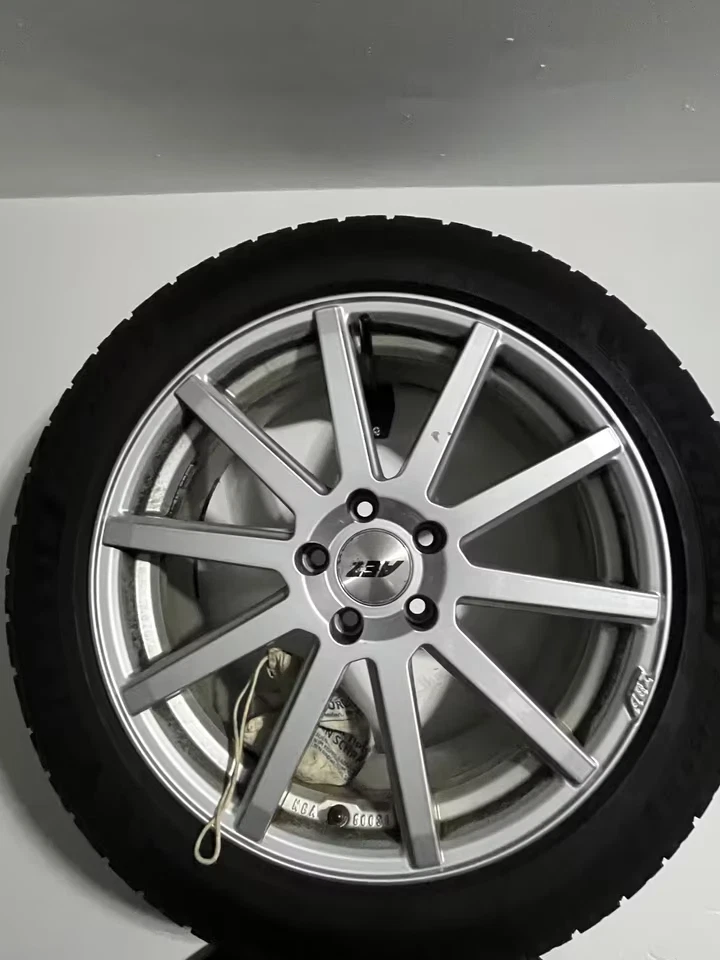 Audi A6 18 Zoll AEZ Felgen mit Michelin Winterbereifung + ABE & Schrauben - Bild 3 von 4