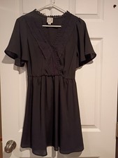 BLUE RAIN XS Black Dress Lace 