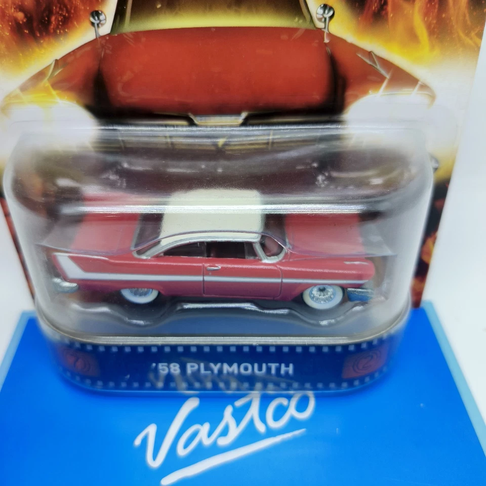 Hot Wheels 2015 Retro Entertainment Christine ’58 Plymouth CFR11 Real Riders Foto 2 de 4