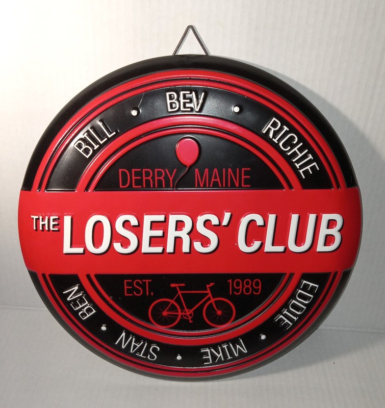 The LOSERS' CLUB Welcome to Derry Netflix IT Metal Sign 12" King Horror Decor