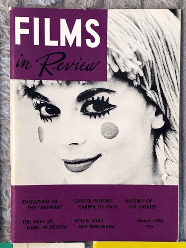 All ten 1966 issues, FILMS IN REVIEW magazines articles pictures interviews bios - Bild 4 von 24