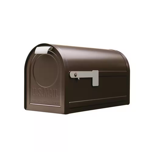 Northpointe Venetian Bronze, Large, Steel, Post Mount Mailbox - Picture 1 of 12