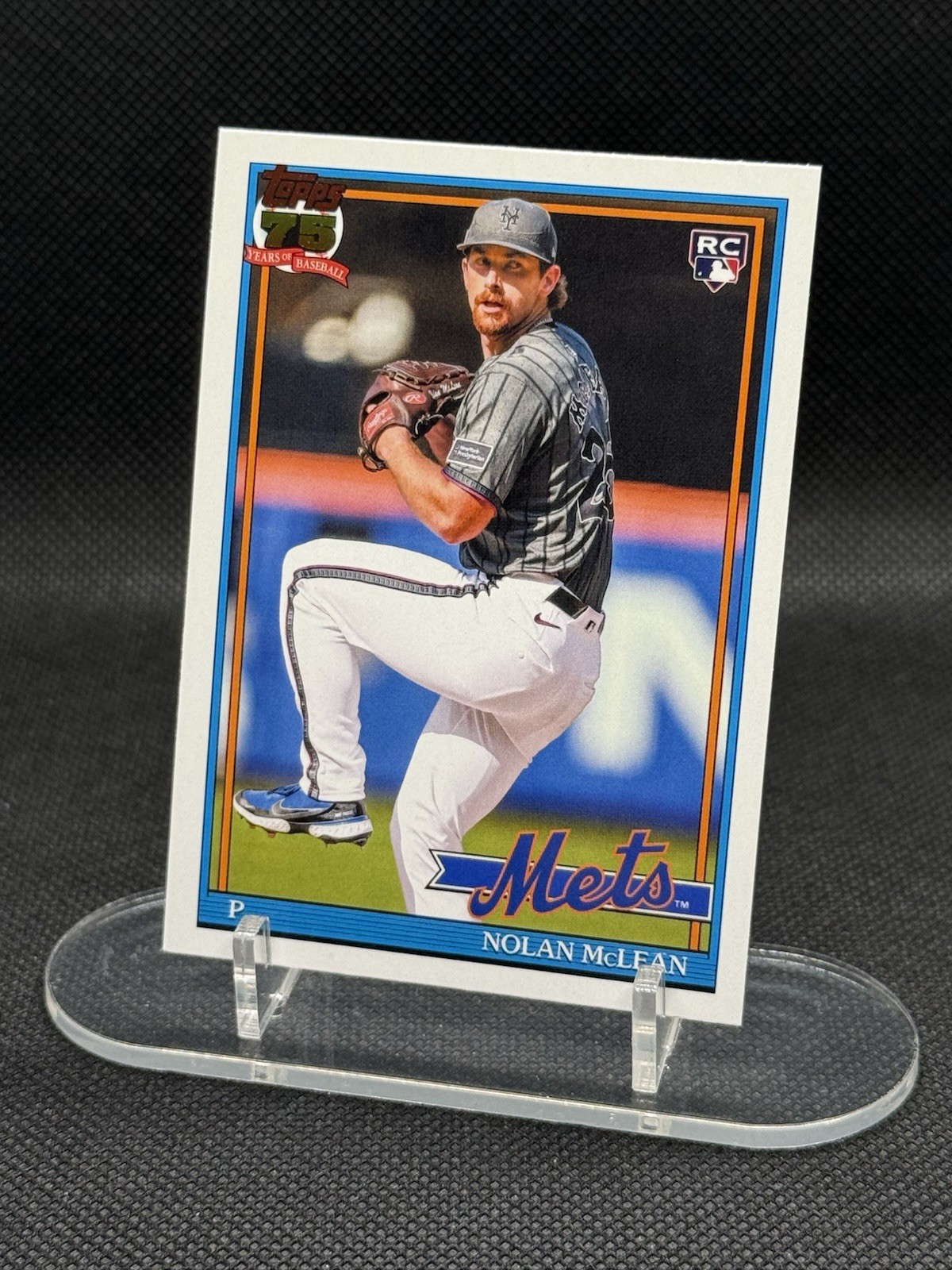 2026 Topps Series 1 Nolan McLean #T91-63 1991 Topps Insert – Mets
