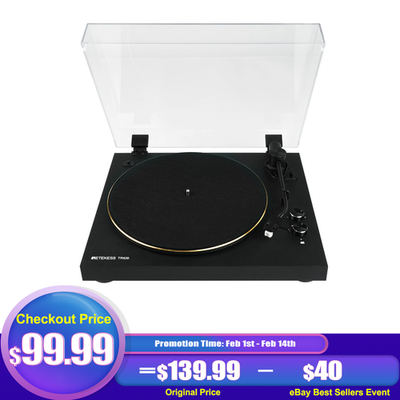 #ad #ad Retekess TR639 Vintage Turntable connect to Bluetooth speakers or headphones $99.99