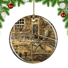 Van Gogh Back Garden of Sien'S Mother'S Christmas ornament city travel souvenir