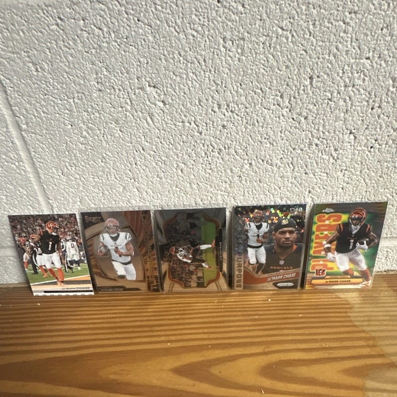 Jamarr Chase Cincinnati Bengals 5 Card Lot