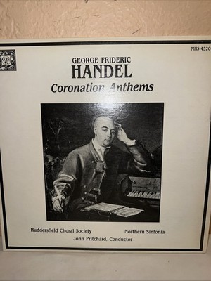 Vintage GEORGE FRIDERIC HANDEL ANTHEMS MUSICAL HERITAGE VINYL LP MHS 4520