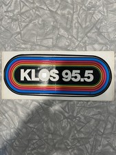 Vintage KLOS 95.5 Bumper Sticker