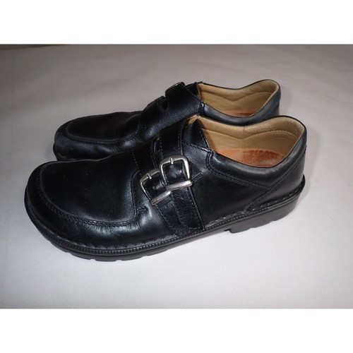 Birkenstock Leather Buckle Loafers Comfort Slip On Shoes Mens 43 US 10 - Picture 6 of 7
