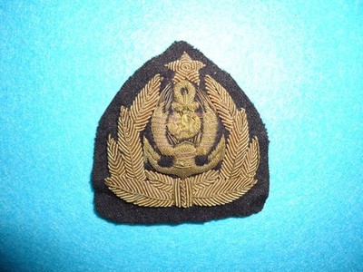 Soviet USSR Merchant fleet HIGHER rank Officer BADGE for cap