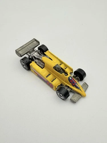Vintage Hot Wheels Cars Turbo Streak Yellow Racer Stripes  Diecast Metal 1982