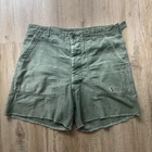 Vintage Vietnam Era Cut Off Og 107 Military Fatigue Shorts 1960s Rhodesian Army