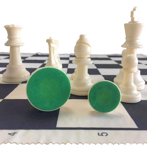 19" Tournament Cloth Chess Board Set - Portable Travel Pocket Chess Game Set ... - Picture 6 of 7