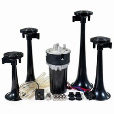 Hornblasters Mh-tequila Musical Air Horn 4-trumpet 12v Compressor Kit 127.7db Hornblasters Mh-tequila Musical Air Horn 4-trumpet 12v Compressor Kit 127.7db