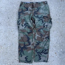 Vintage Military Pants Mens Medium - Regular (36x31) Camo Cargo Propper Woodland