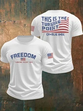 Turning Point Flag Printed T-shirt