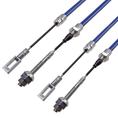 2 x Bowdenzug Bremsseil passend f. KNOTT alte Ausführung HL=1400 SL=1700  ...