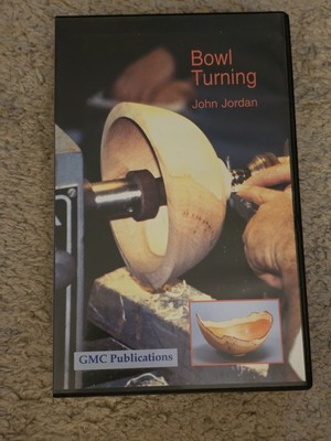 Bowl Turning - John Jordan VHS Tape GMC Publications Woodworking