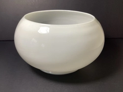 Vintage Milk Glass Onion Shape Lamp Shade  Fitter 5’’