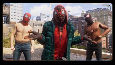Marvel s spiderman 2 miles morales screen shot Custom Gaming Mat Desk 8032