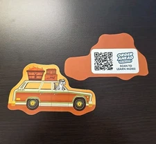NEW Fall September 2025 Dutch Bros Sticker Station Wagon Dog and Pumpkins