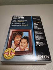 Unopened box Sealed Epson Ultra Premium Photo Paper  Glossy 4x6 100 Sheets