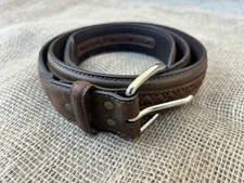 Nocona Belt Co. 44” Genuine Leather Brown Mens Belt - USED