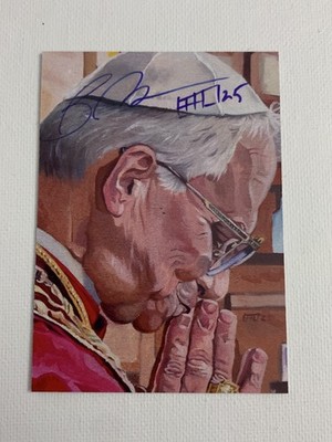 2025 Dynamic Forces Pope Leo XIV Brad Hudson Autograph Card