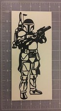 Boba Fett Standing Decal Star Wars Mandalorian Armor Sticker car laptop wall