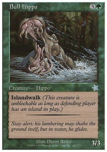 MTG Bull Hippo Seventh Edition LP | eBay