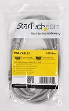 StarTech.com 10 Ft. VGA SVGA HD15 Male x Male Computer Monitor Cable MXT101MM10