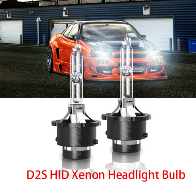 2x D2R 6000K 35W Headlights HID Xenon Lights Bulbs For Nissan Skyline R34