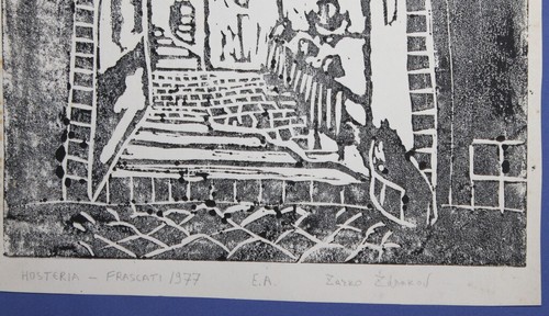 1977 Architectural art print signed - Picture 8 of 9