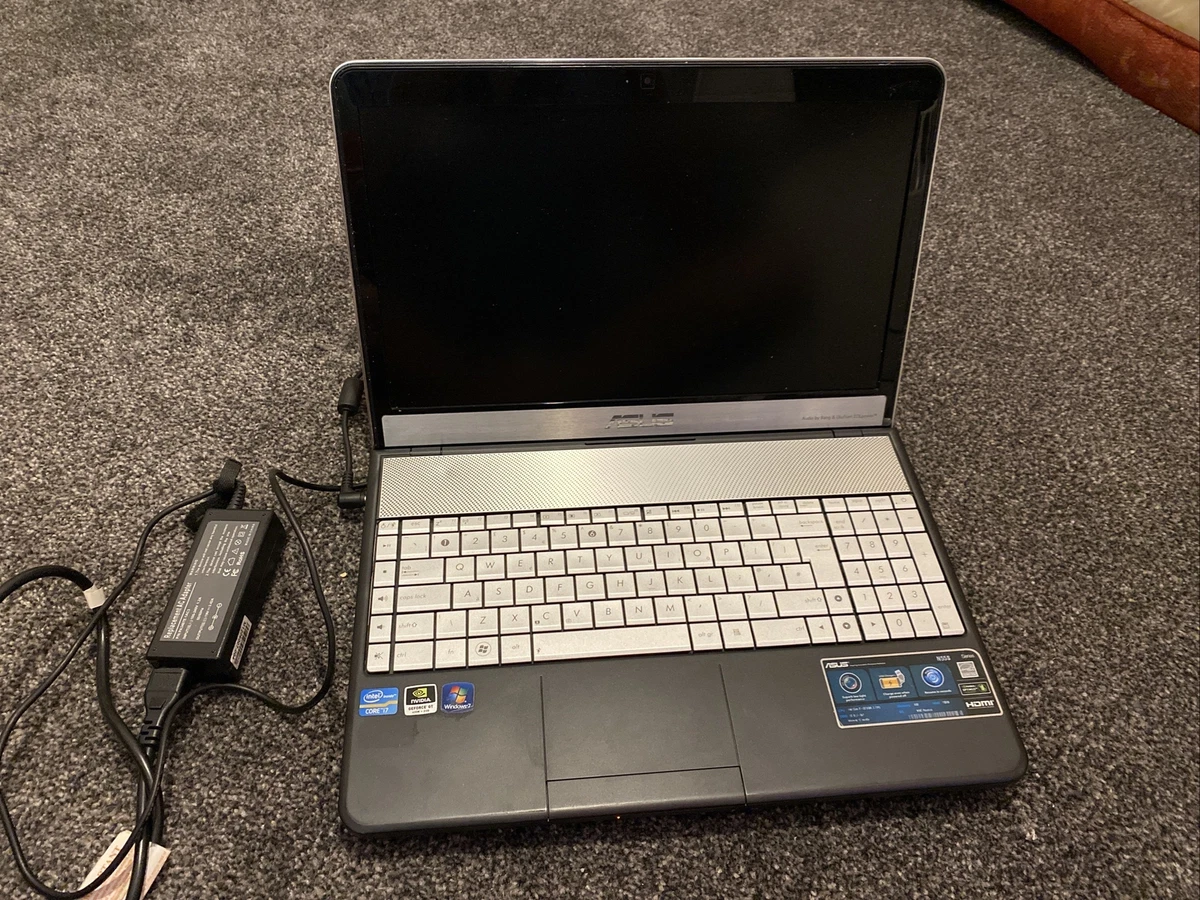 Asus N55S Intel i7 8GB RAM 128gb SSD Nvidia GT635M Working Laptop Power Supply