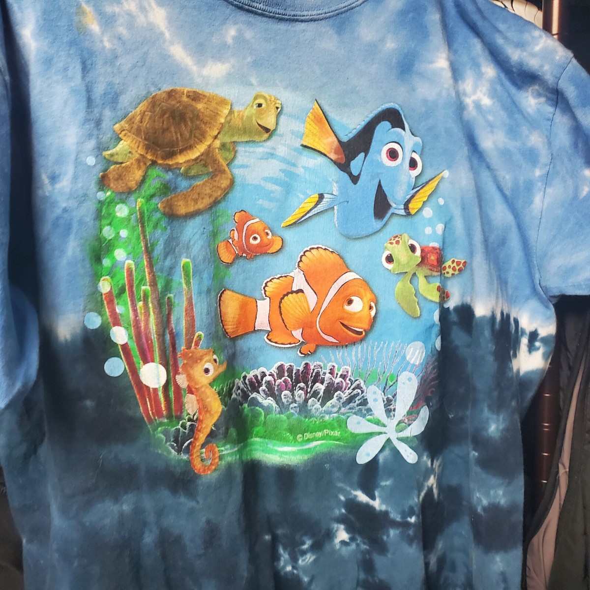 Vintage Y2K Disney Pixar Finding Nemo All Over Print Double Sided