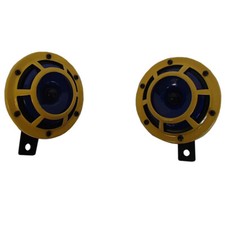 12v Yellow Grill Hella Sharptone Horn Kit 415 Hz 385 Hz 118 Db H31000001