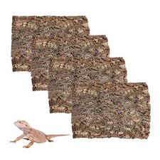 Cork Terrarium Background 15.7x11.8in 4pcs Natural Cork Large Bark Climbing M...