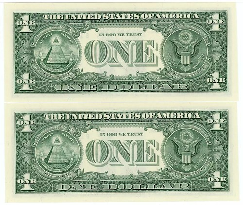 2003-A $1 Boston Federal Reserve Star Note Fr 1931-B* (Consecutive Pair) - Picture 2 of 2