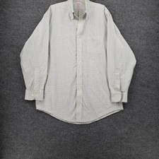 Brooks Brothers Dress Shirt Mens 16 33 Blue Madison Fit Button Down Non Iron