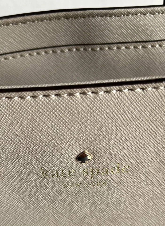Bolso Bandolera Kate Spade Para Mujer Pequeño Hayden Rosa Beige Asa Superior Cuero  Foto 3 de 4
