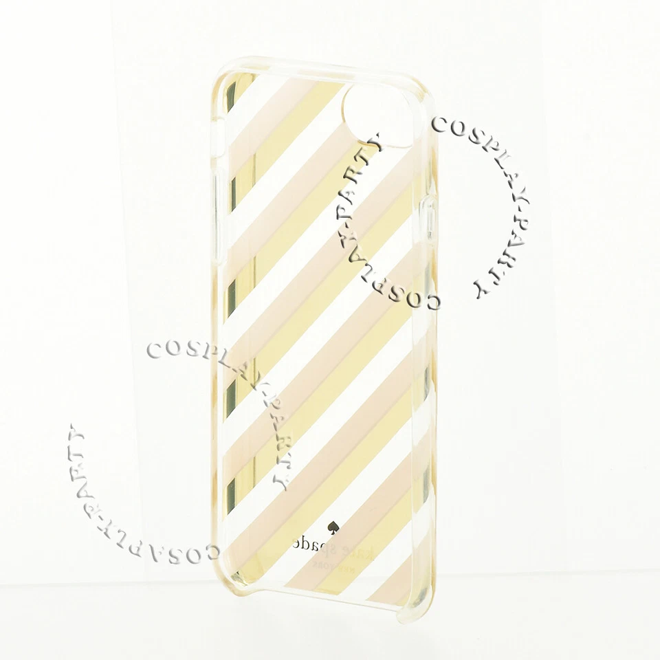 Kate Spade iPhone SE 2020 & iPhone 7 & iPhone 8 Case - Diagonal Stripe Blush - Image 2 of 4