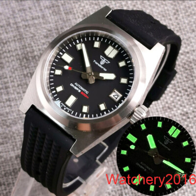Tandorio AR Coating Sapphire Glass Sunburst Dial Watch For Men Japan NH35 PT5000