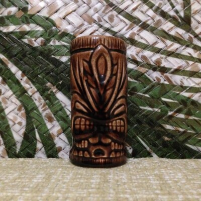 Keiki Kalifornia Ku Tiki Mug Glass Cup Farm Lono Diablo Munk Mask Shot Shooter