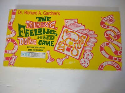 Vtg 1973 ''The Talking, Feeling & Doing Game'' Board Game Gardner Creative     E1