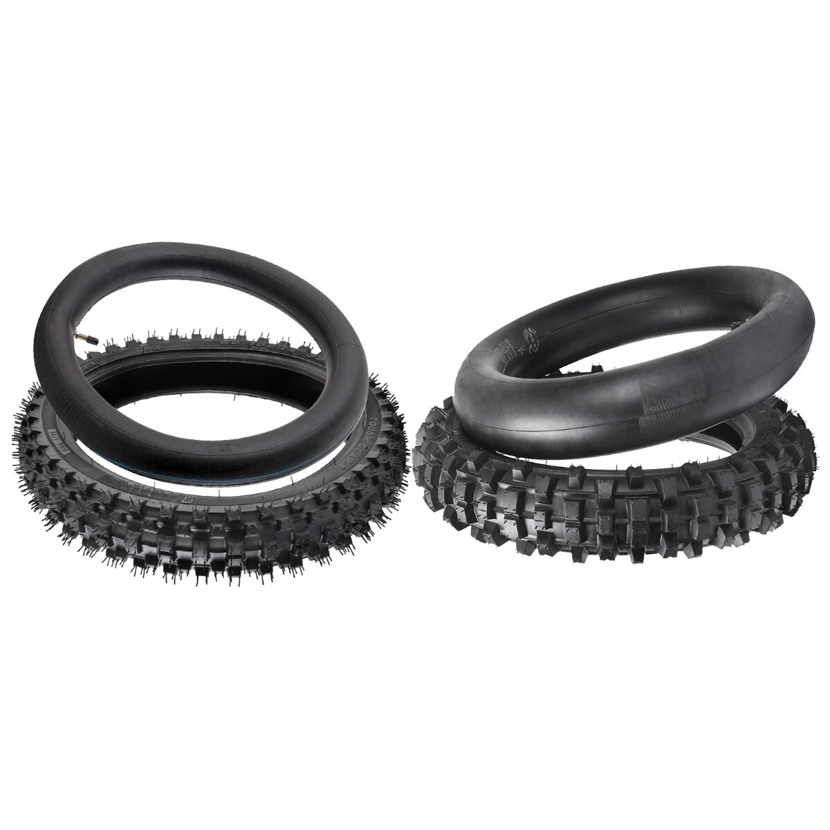 Front 60/100-14 Rear 80/100-12 Tire Tube 2.50-14 3.00-12 for Dirt Bike TTR110