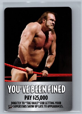 2005 WWE You've Been Fined Chaos Card USED 1st Edition DVD Board Game