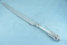 Wallace Grande Baroque Sterling 16-1/2" Hollow Handle Cake Bread Knife No Mono