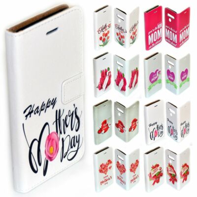 For Huawei Series - Mother's Day Print Theme Wallet Mobile Phone Case Cover #1